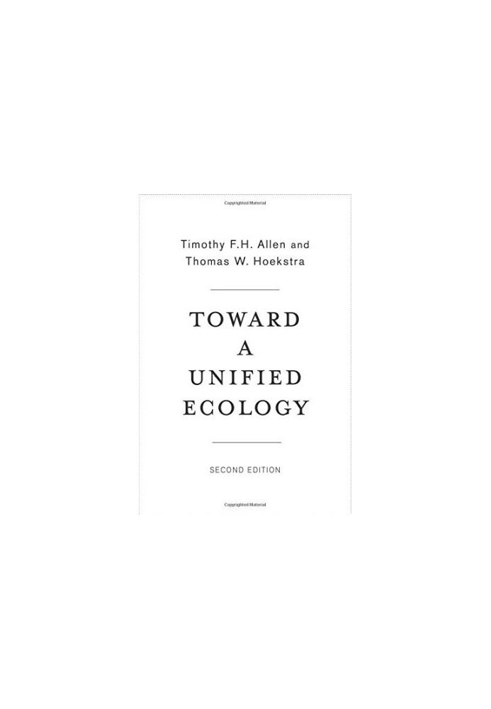 Toward a Unified Ecology