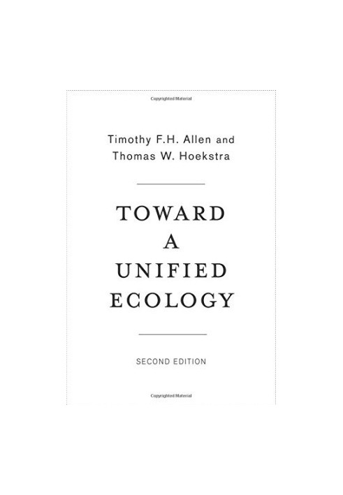 Toward a Unified Ecology