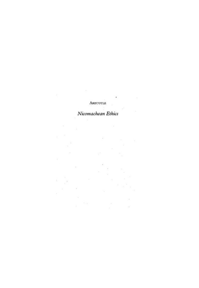 Nicomachean Ethics
