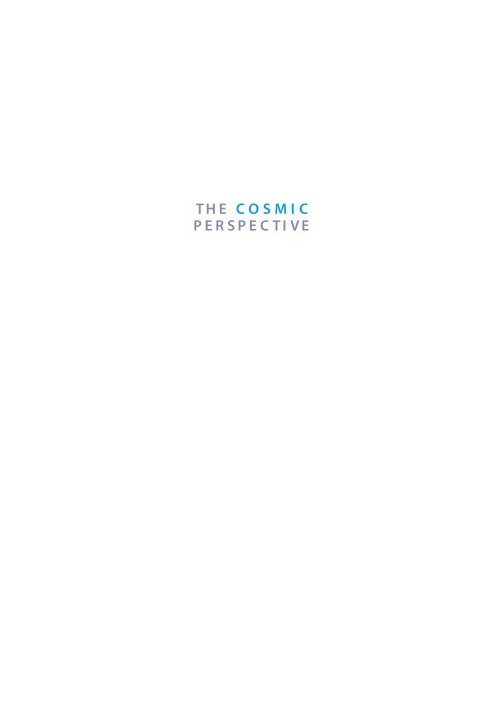The Cosmic Perspective