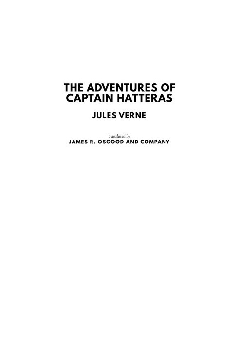 The Adventures of Captain Hatteras