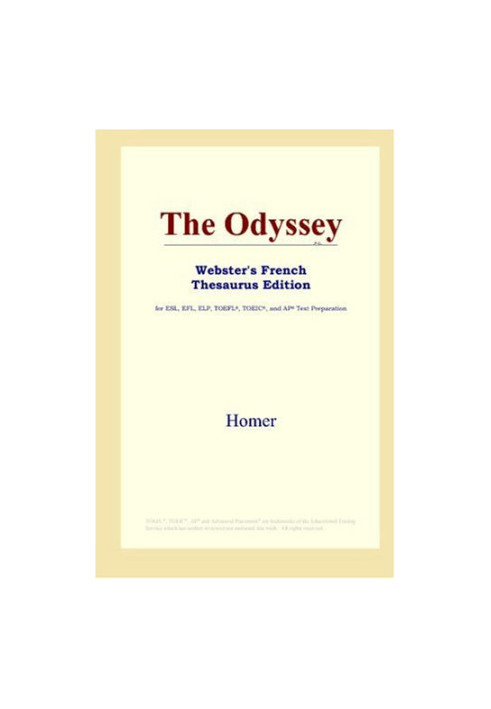 The Odyssey (Webster's French Thesaurus Edition)