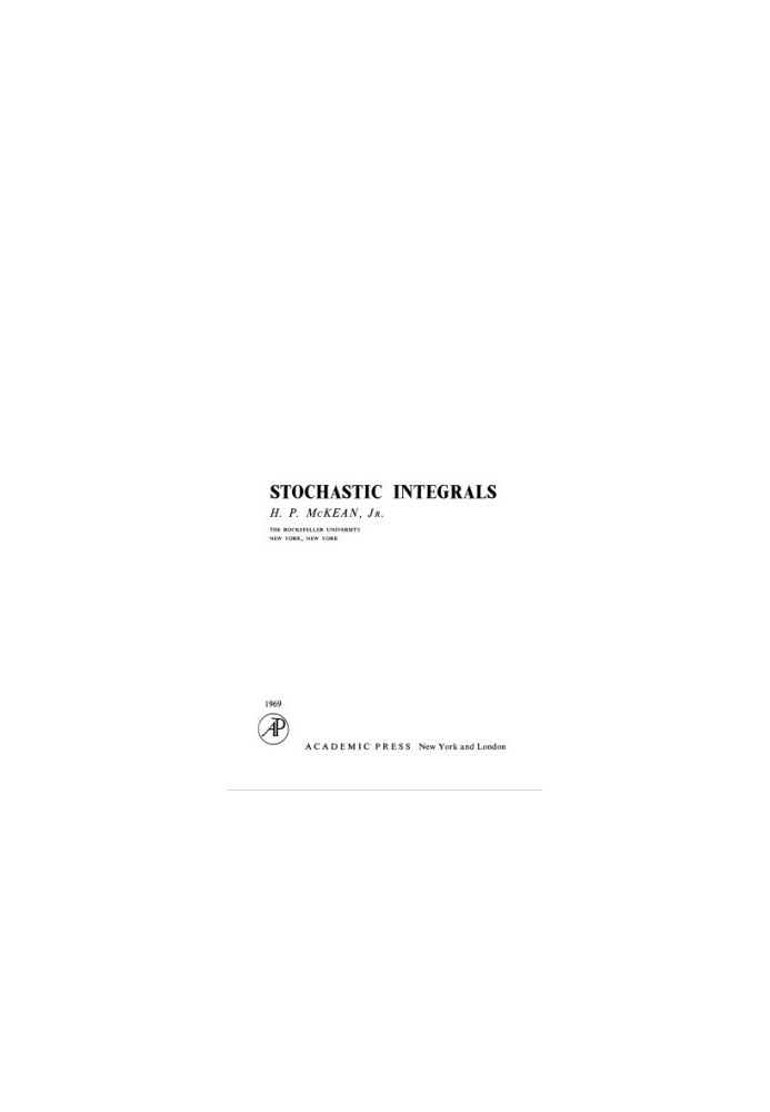 Stochastic integrals