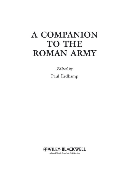 A Companion to the Roman Army