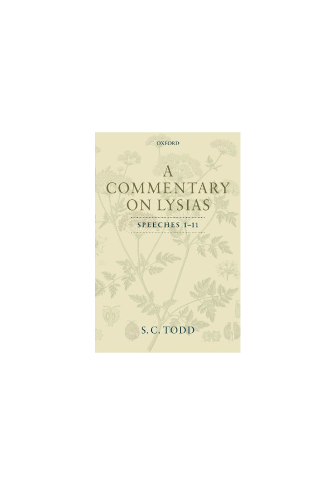 A commentary on Lysias, speeches 1-11