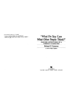 What do you care what other people think