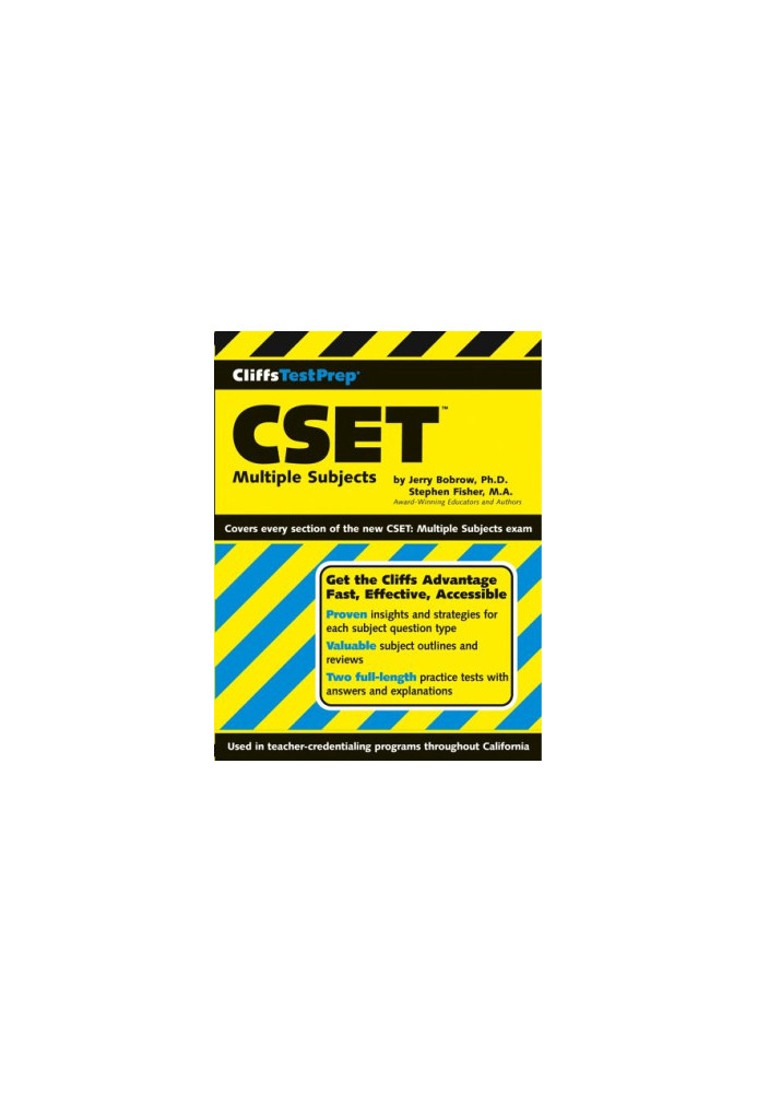 CSET - Multiple Subjects (Cliffs Test Prep)