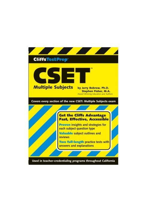 CSET - Multiple Subjects (Cliffs Test Prep)