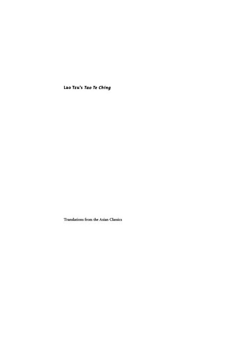 Tao Te Ching: A Translation of the Startling New Documents Found at Guodian