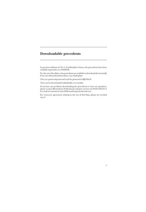 A–Z Guide to Boilerplate and Commercial Clauses