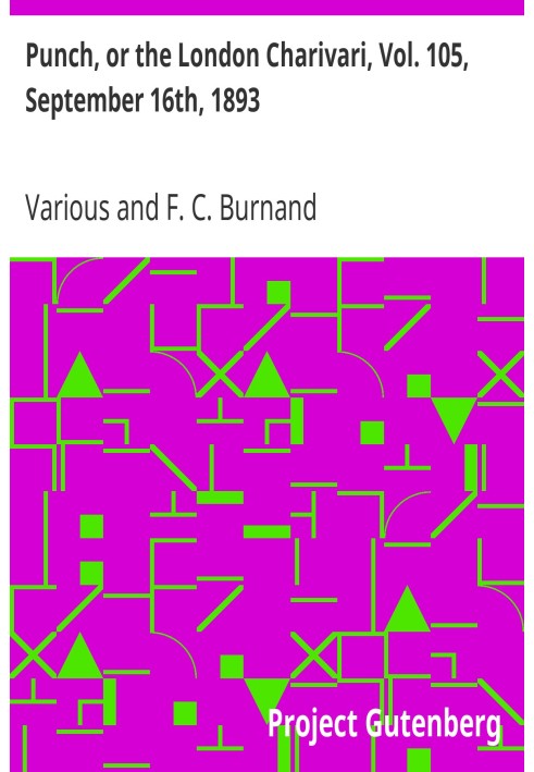 Панч, або Лондонський чаріварі, том. 105, 16 вересня 1893 р