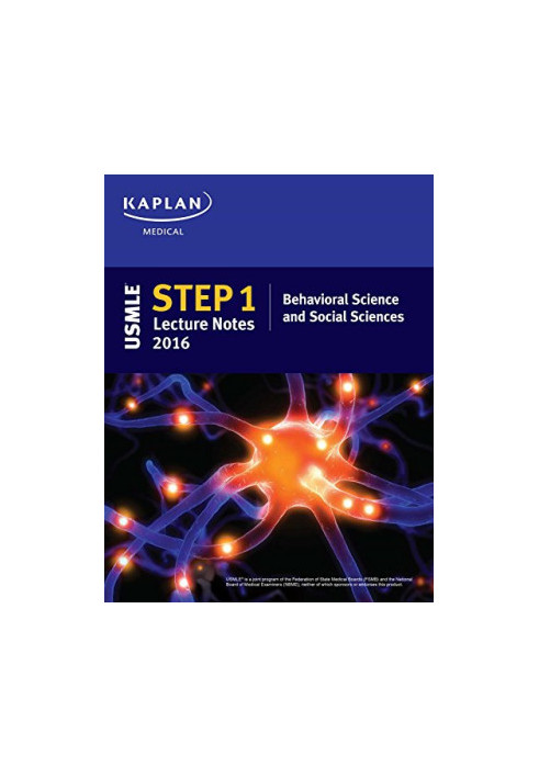 USMLE Step 1 Lecture Notes 2016: Behavioral Science and Social Sciences