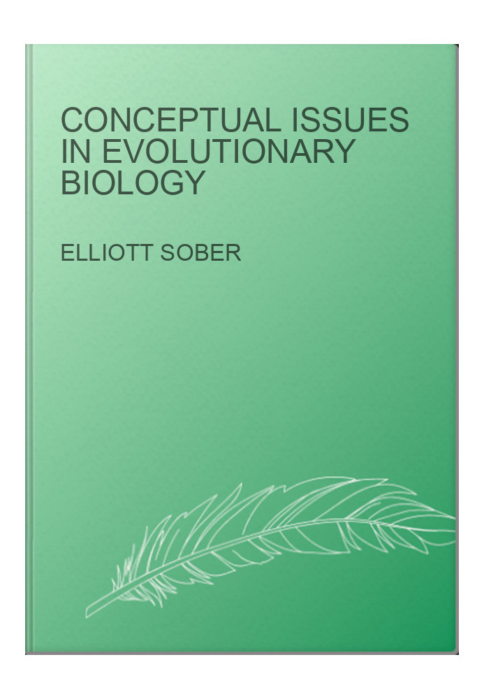 Conceptual issues in evolutionary biology