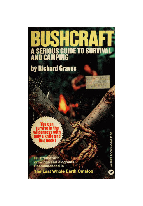 Australian Bushcraft - A Serious Guide To Survival And Camping (book cover is attached to the book)