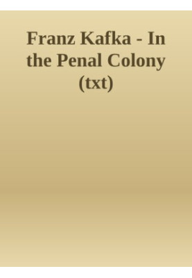 In the Penal Colony