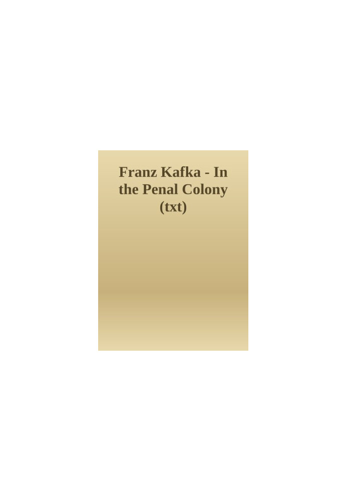 In the Penal Colony