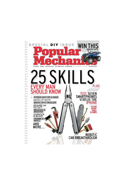 Popular Mechanics 2007 № 10 [October 2007] - 25 Skills Every Man Should Know