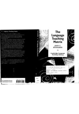 The Language Teaching Matrix (Cambridge Language Teaching Library)