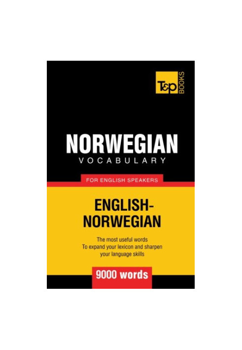 Norwegian Vocabulary for English Speakers - 9000 Words