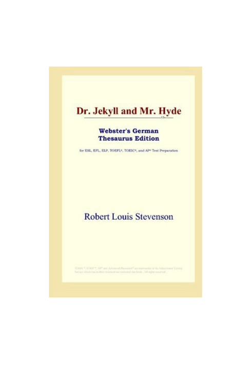 Dr. Jekyll and Mr. Hyde