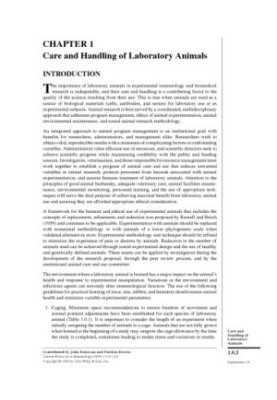 Current protocols in immunology