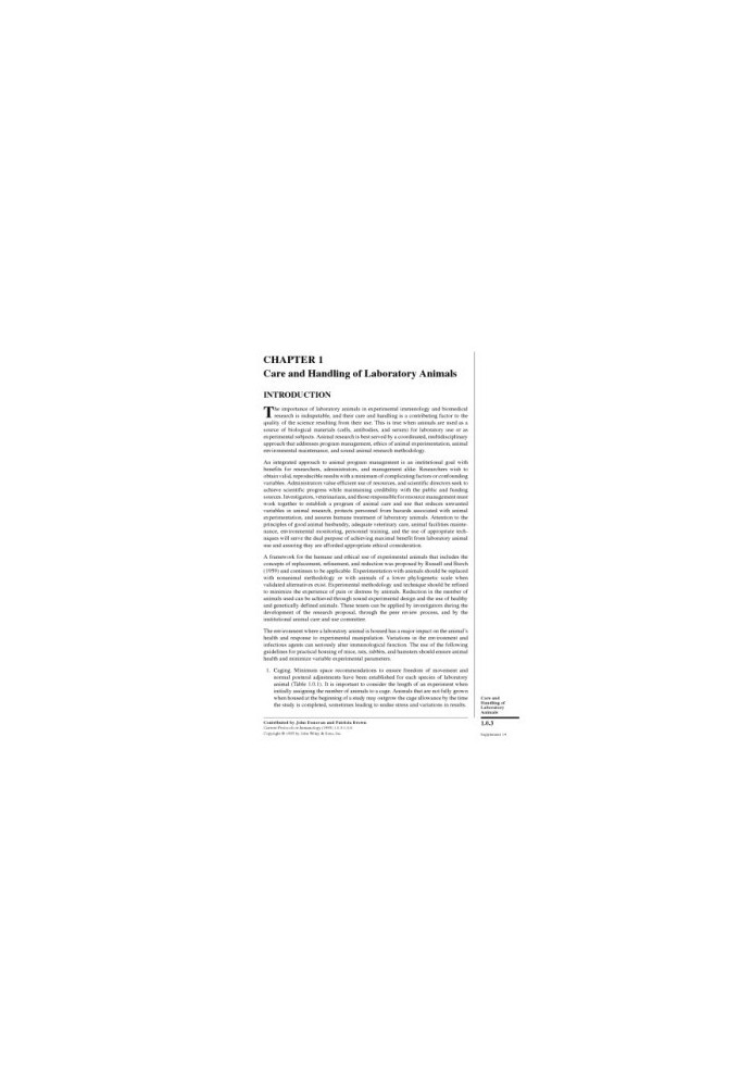Current protocols in immunology