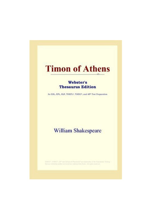 Timon of Athens (Webster's Thesaurus Edition)