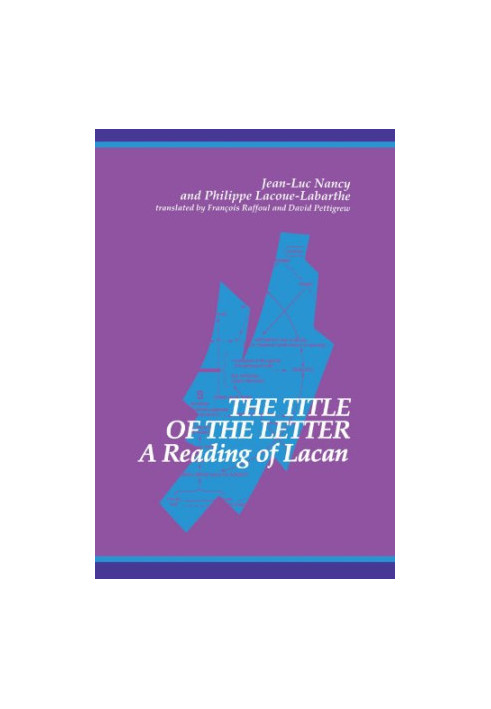 The Title of the Letter - A Reading of Lacan