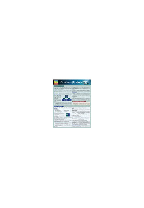 Corporate Finance: Reference Guide