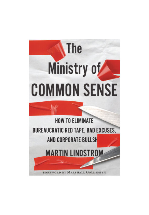 The Ministry of Common Sense: How to Eliminate Bureaucratic Red Tape, Bad Excuses, and Corporate BS