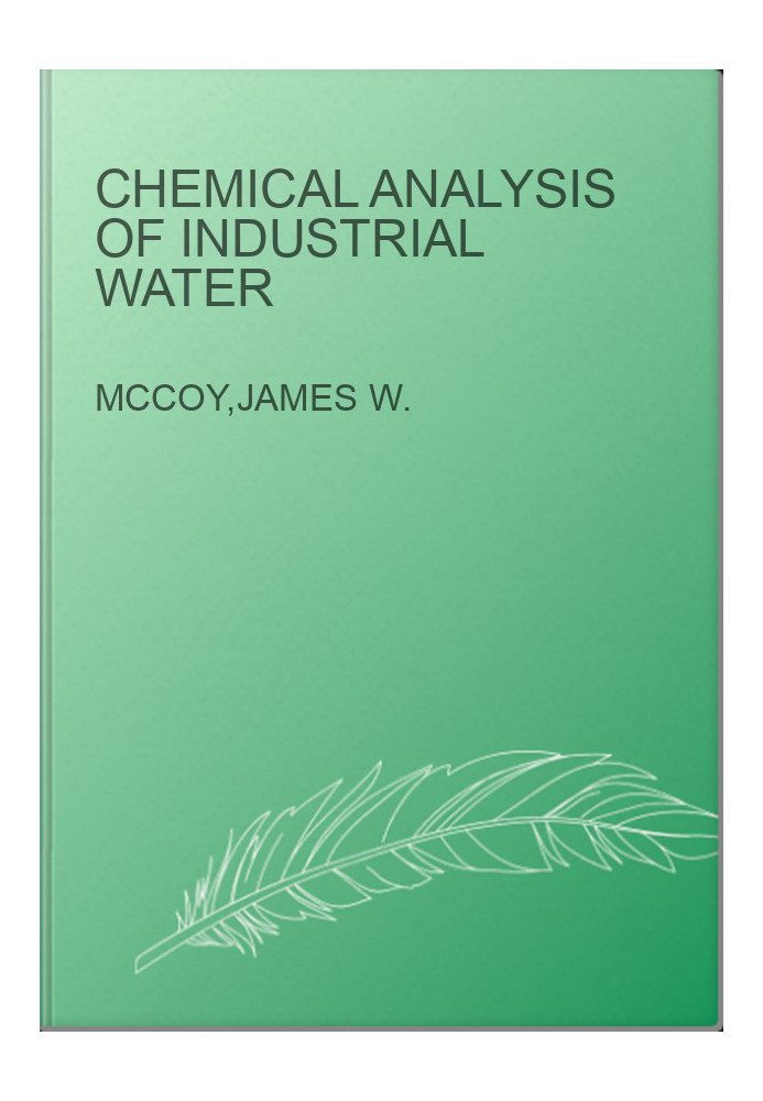 Chemical Analysis of Industrial Water