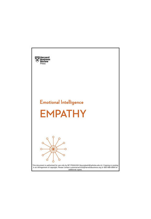 HBR Emotional Intelligence Series: Empathy