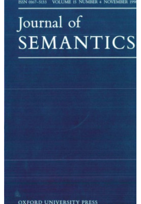 Journal of Semantics, Volume 15, Issue 4, 1998 15 4