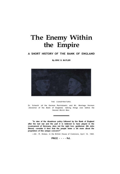 The Enemy Within The Empire - A Short History of the Bank of England