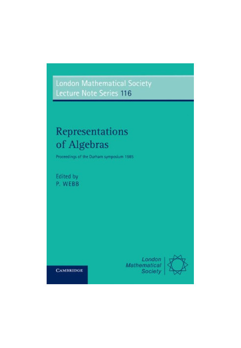 Representations of Algebras - Proceedings of the Durham Symposium 1985