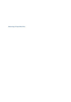Meteorology of Tropical West Africa : The Forecasters’ Handbook