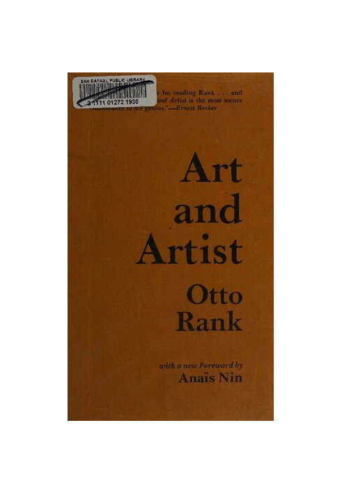 Art and Artist: Creative Urge and Personality