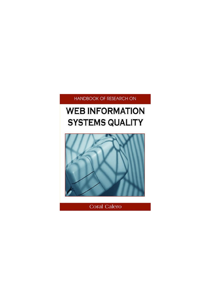 Handbook of research on Web information systems quality