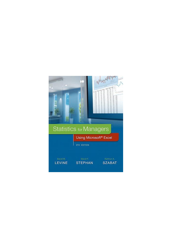 Statistics for managers using Microsoft Excel