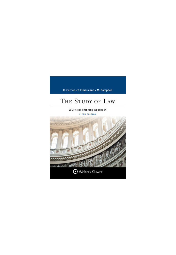 The study of law : a critical thinking approach