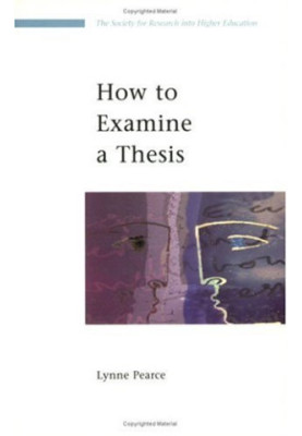 How To Examine A Thesis.
