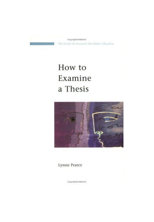 How To Examine A Thesis.