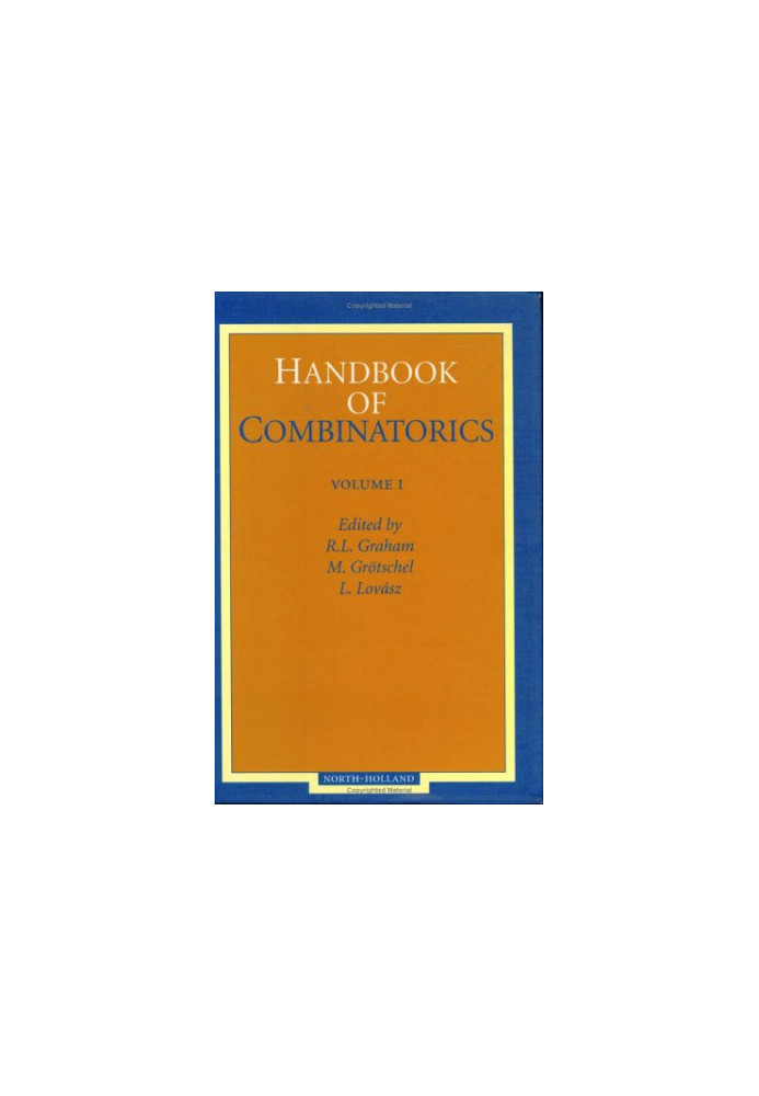 Handbook of Combinatorics, Volume I