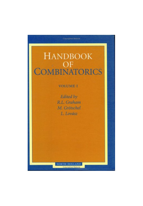 Handbook of Combinatorics, Volume I