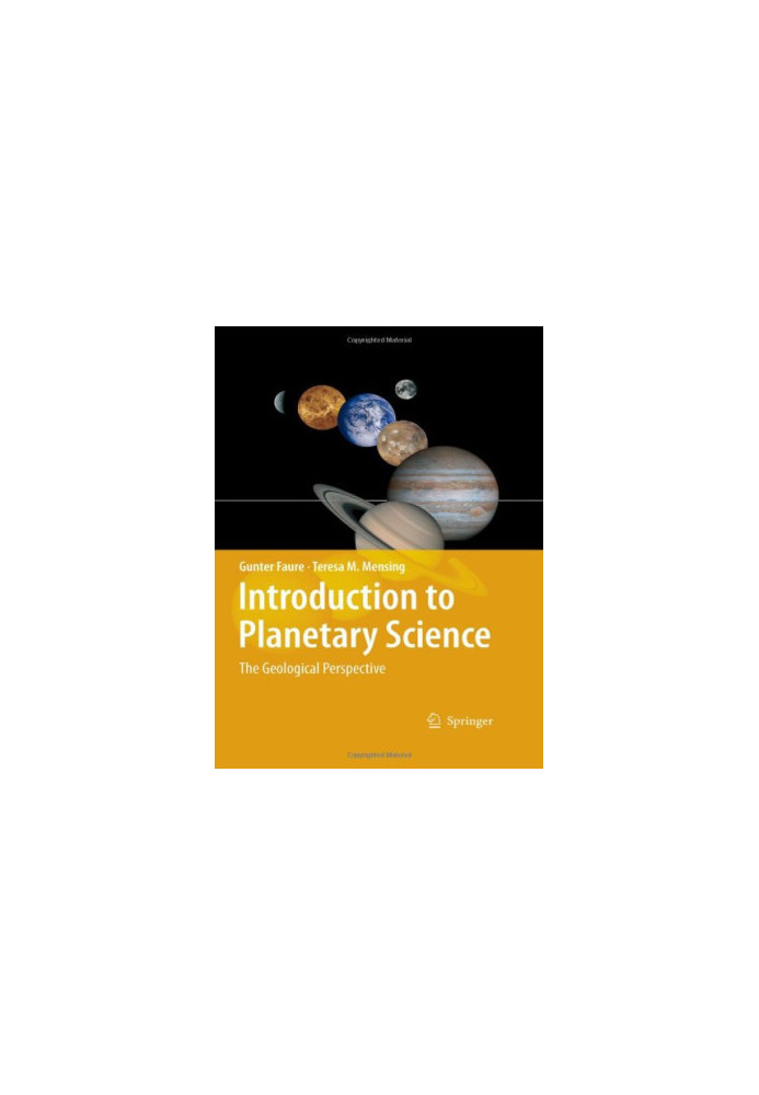 Introduction to Planetary Science The Geological Perspective