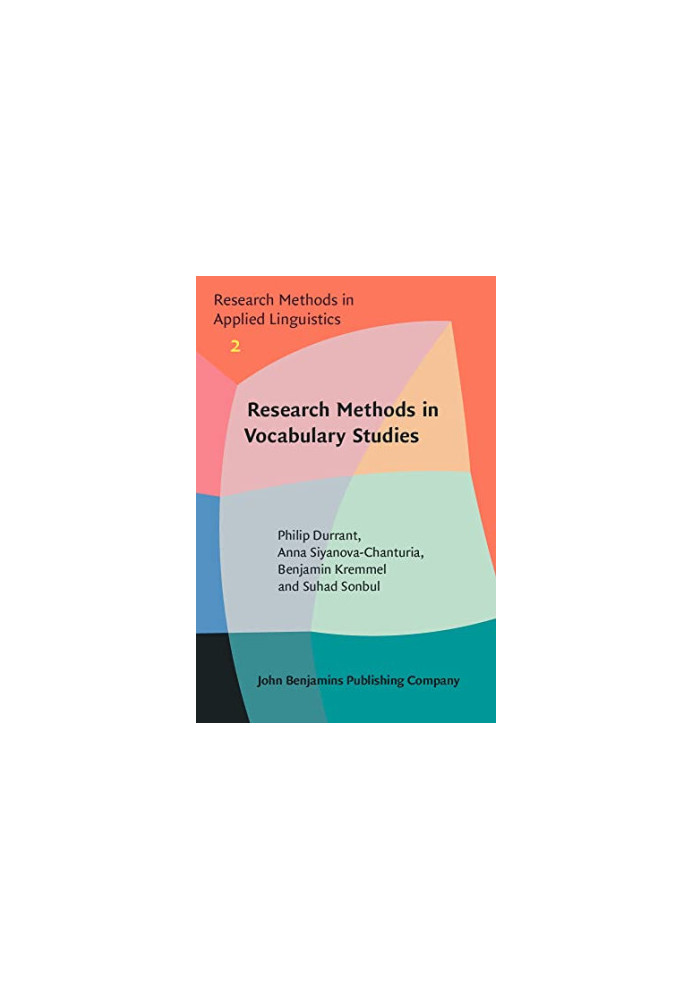 Research Methods in Vocabulary Studies (Research Methods in Applied Linguistics)
