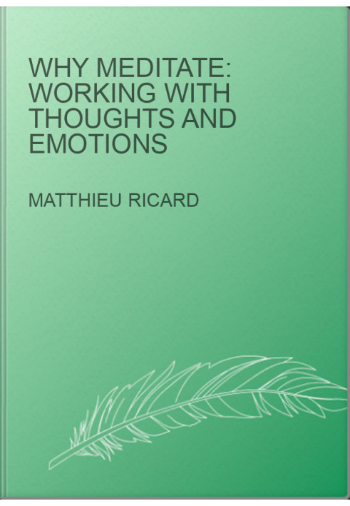 Why Meditate: Working With Thoughts and Emotions
