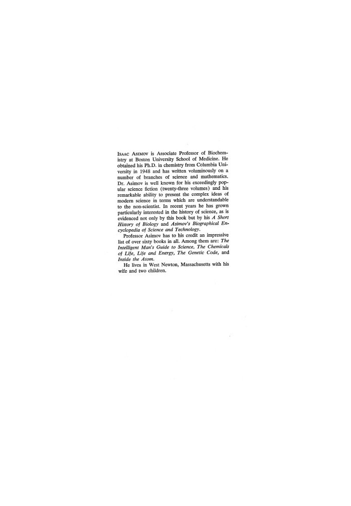 A Short History of Chemistry