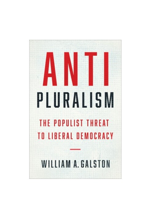 Anti-pluralism: the populist threat to liberal democracy
