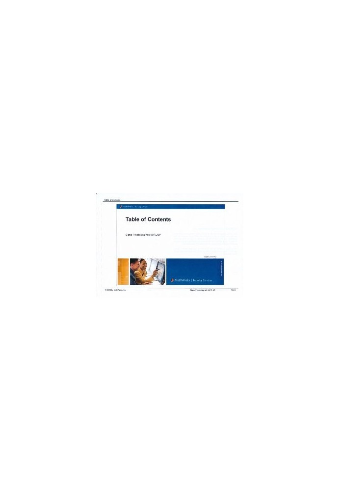 Signal Processing with MATLAB